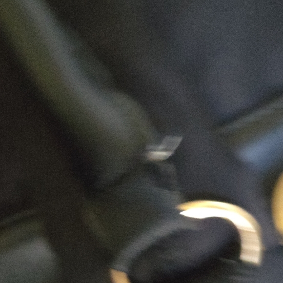 Men's Black Backpack with Gold Hardware - Picture 8 of 15